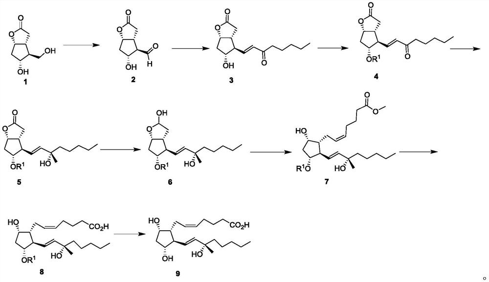 Preparation method of prostaglandin analogue