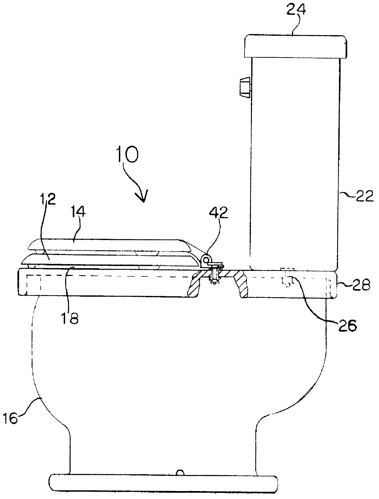 Removable toilet seat and toilet seat connector