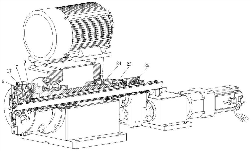 Rotary cutter head for pipe cutting machine