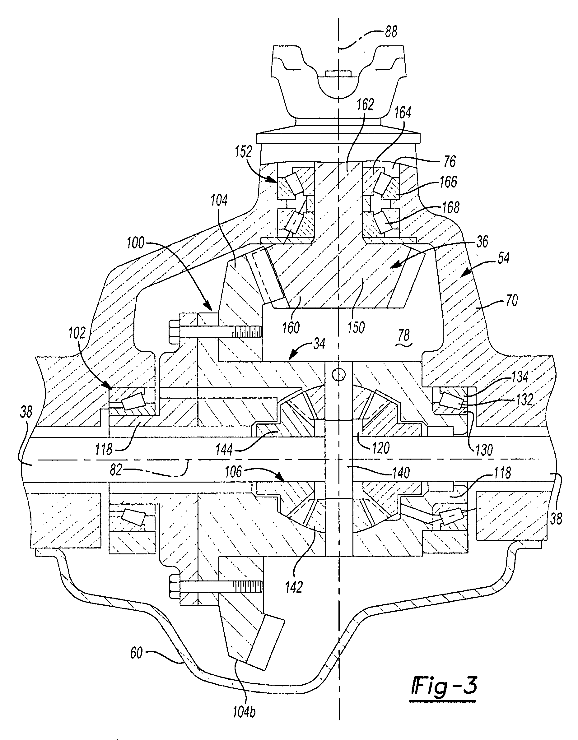 Drive axle assembly with gear mesh lubrication systems for lubricating gear mesh and/or differential bearings