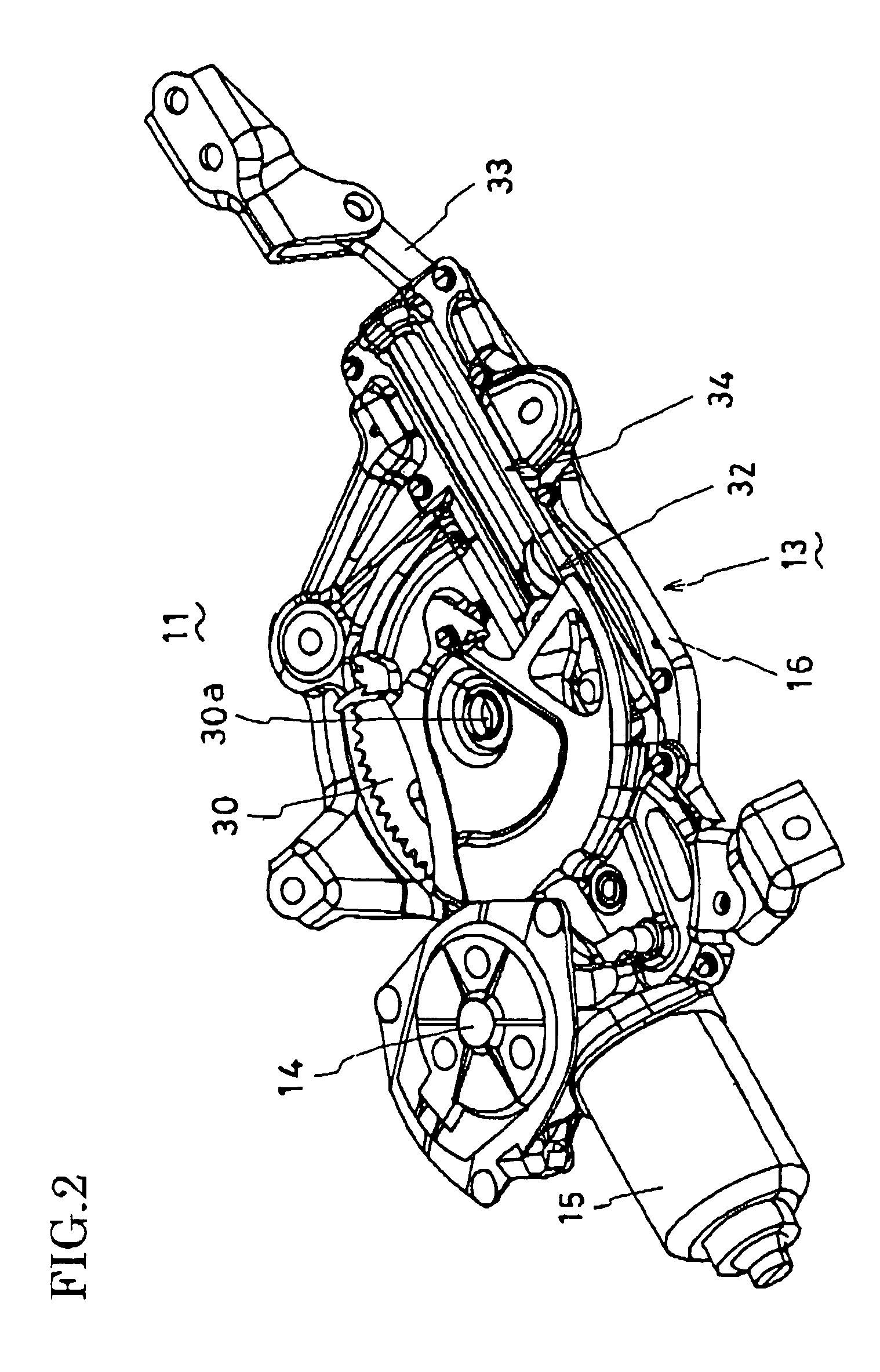 Opening and closing control system for opening-closing member of vehicle