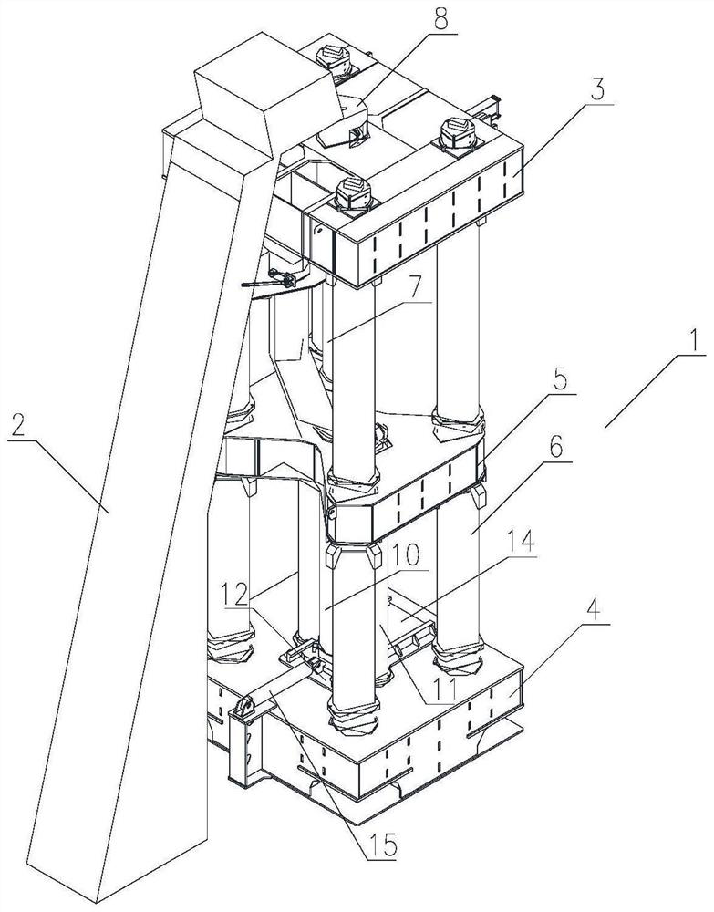 Two-way extrusion equipment for prefabricating soil pile