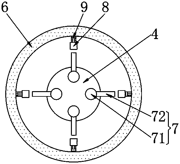 Supplied material replenishing device for automatic spraying machine