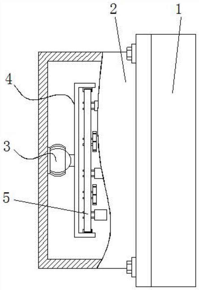 Mobile phone infrared data transmission volume correction instrument convenient to disassemble and assemble