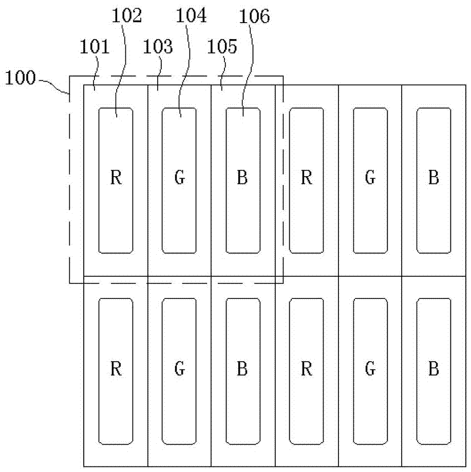 A pixel structure and an organic light-emitting display using the pixel structure