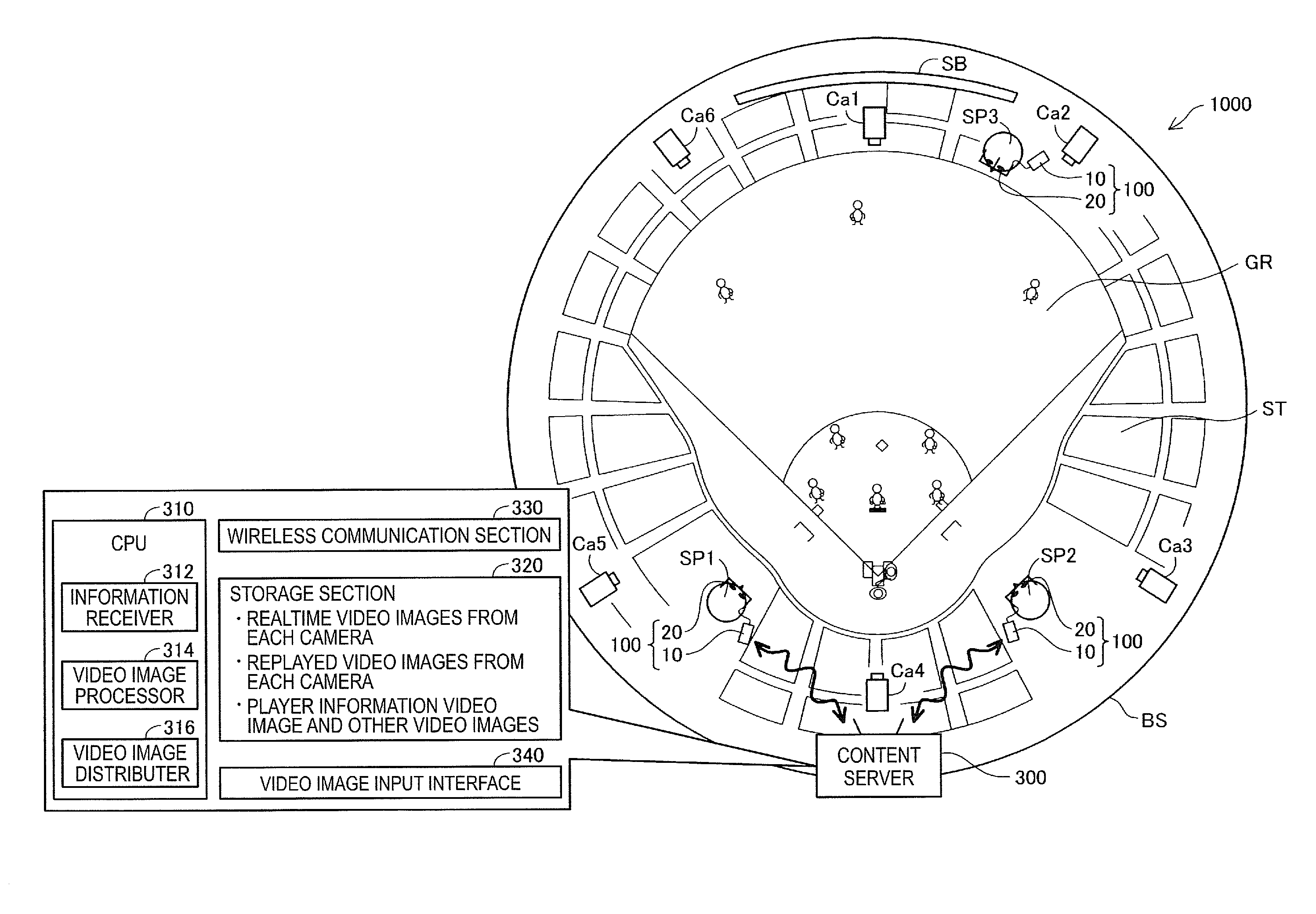 Video image display system and head mounted display