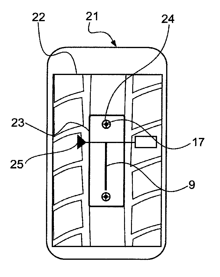 Method for determining the tread depth of a vehicle pneumatic tire