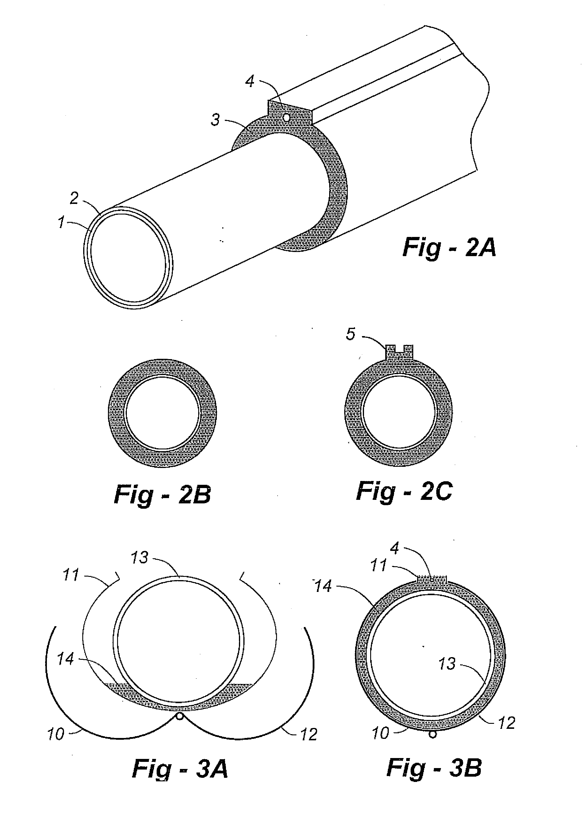 Coated pipe and method using strain-hardening brittle matrix composites