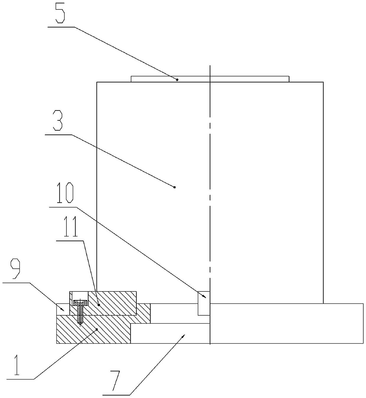 Press tooling for large gear hobbing