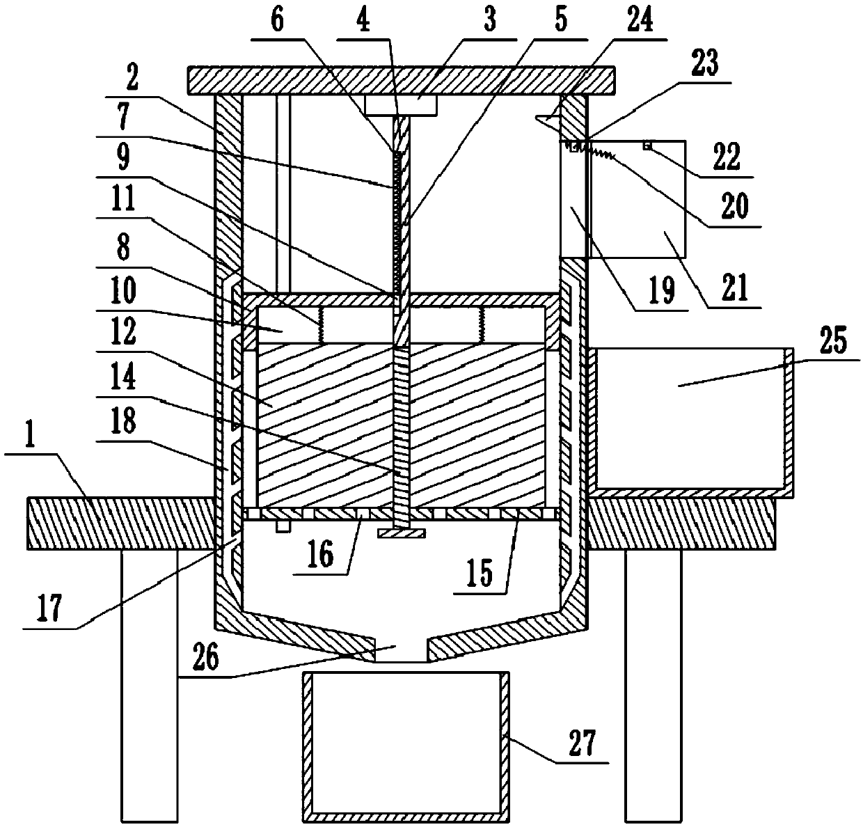 Deoiling device