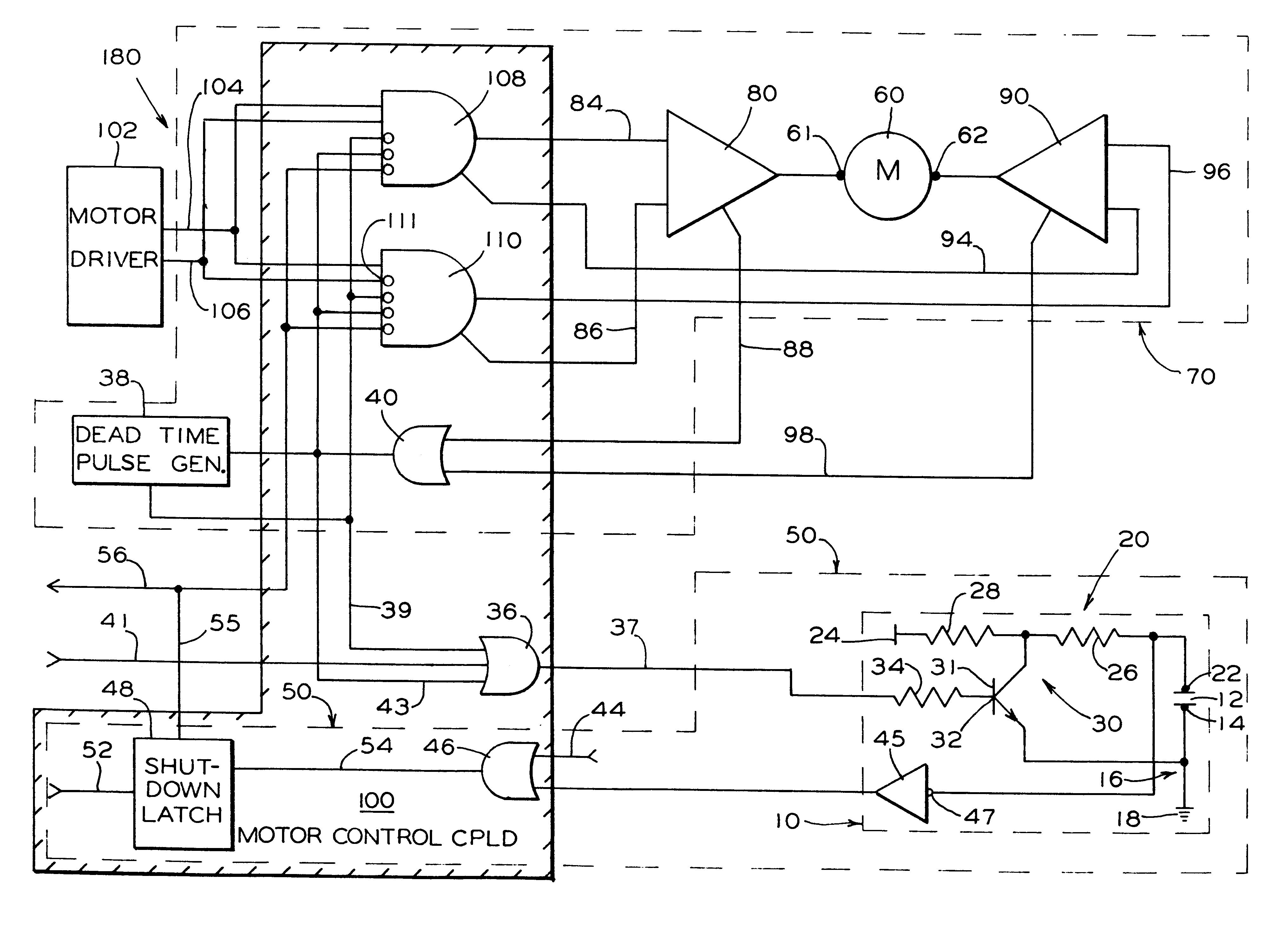 Motor protection for a powered door system