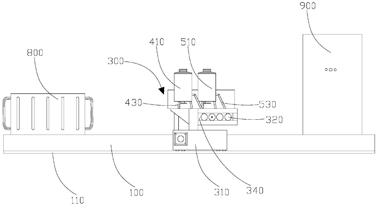 Intelligent nondestructive testing device for spray welding of pipe row