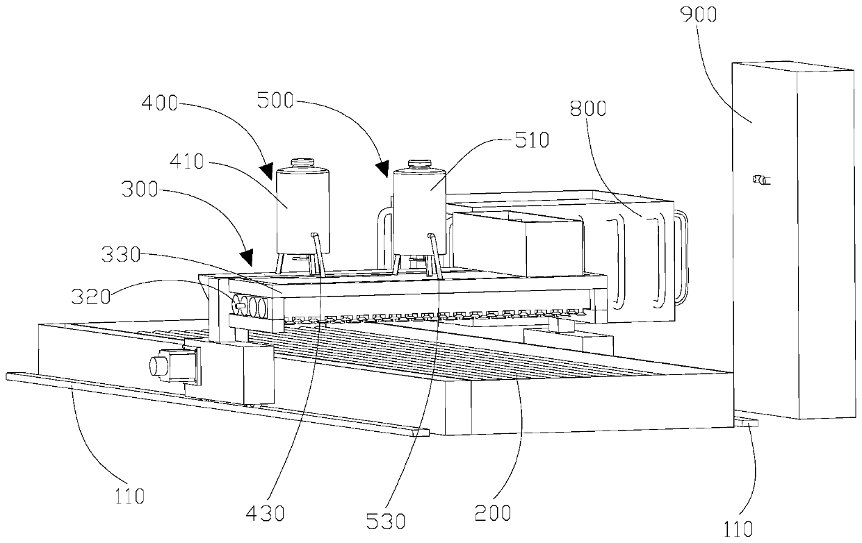 Intelligent nondestructive testing device for spray welding of pipe row