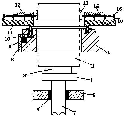 Cylinder outer circle continuous grinding device