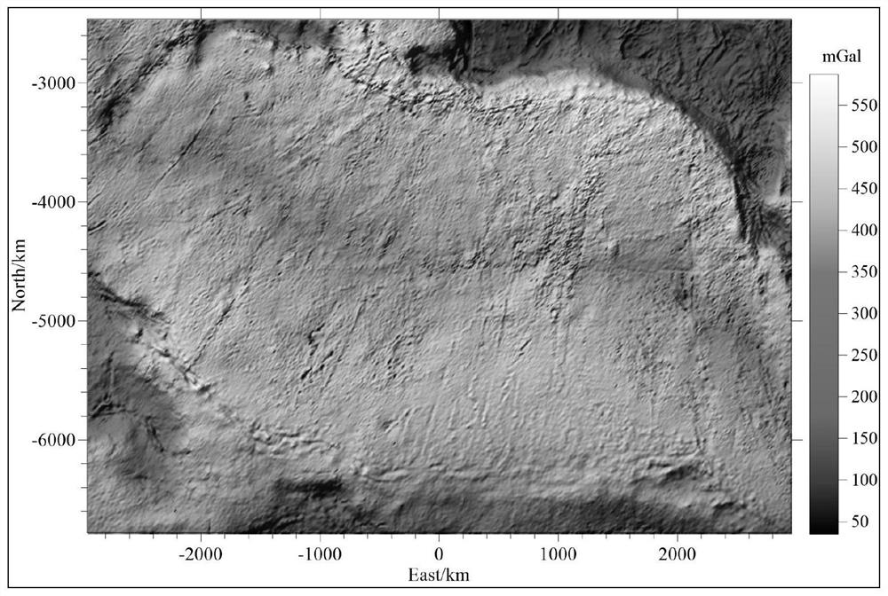 A Gravity Inversion Method of Crust Thickness Based on Variable Density