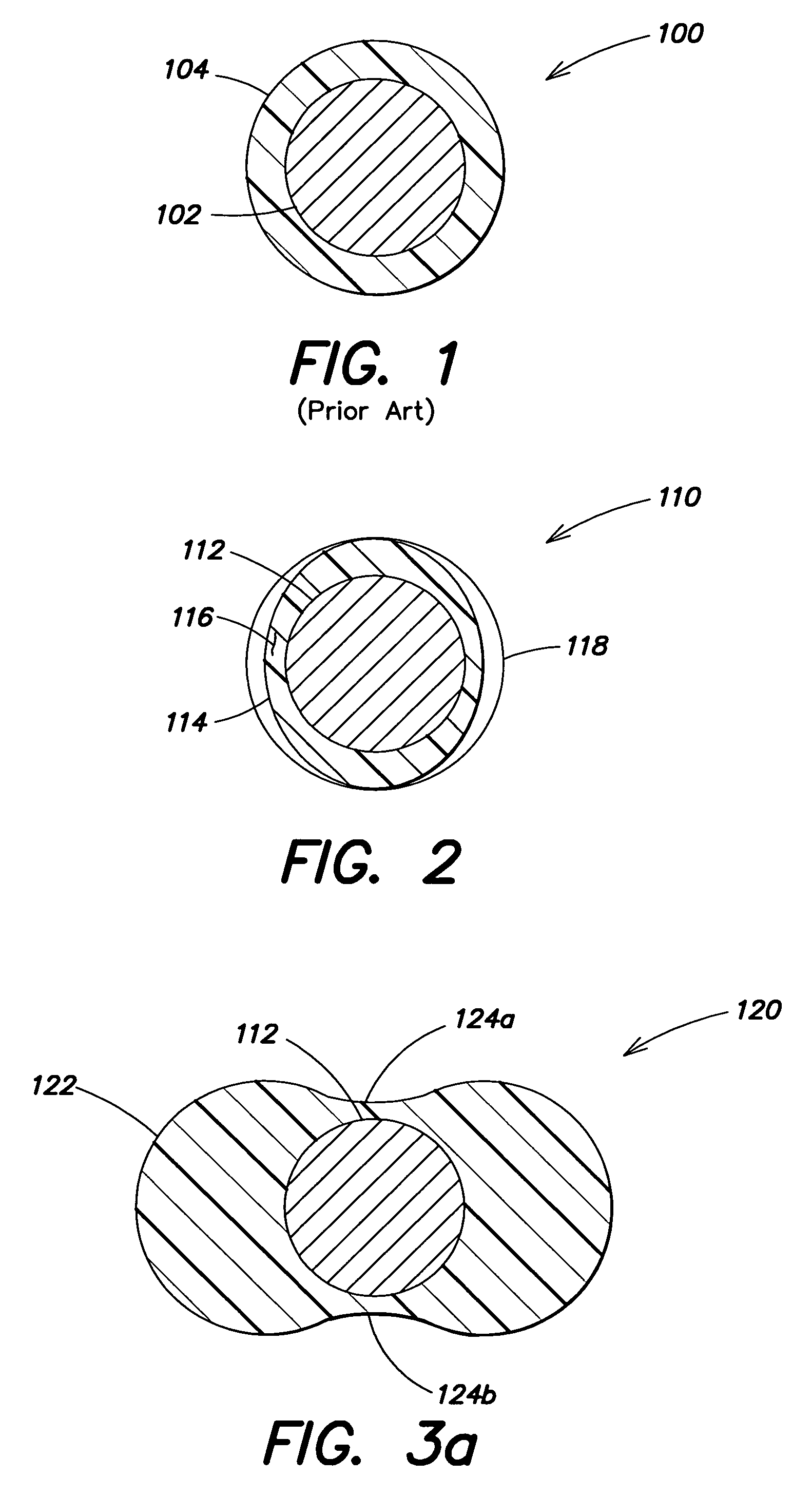 Electrical cable comprising geometrically optimized conductors