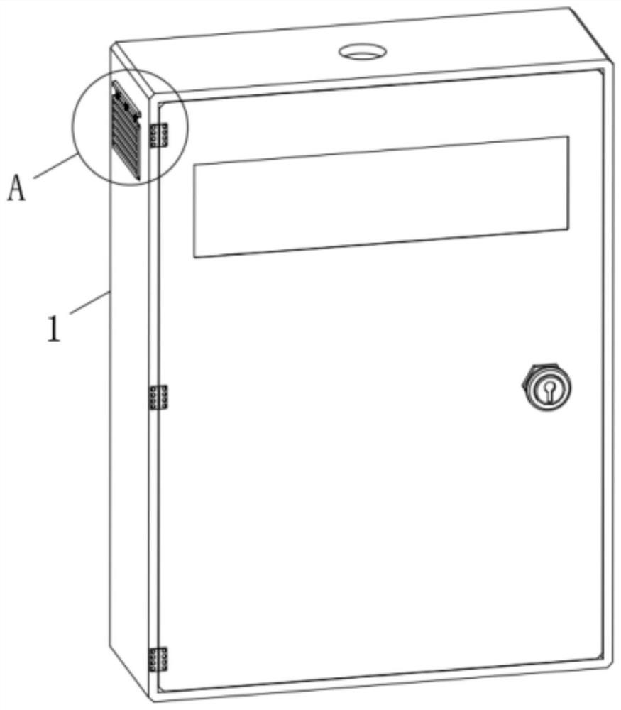 Distribution structure and distribution method of outdoor high-voltage cable distribution box