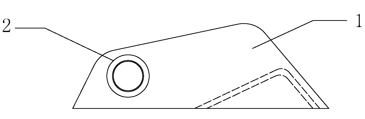 Processing method for inter-arm connection component of lifting platform