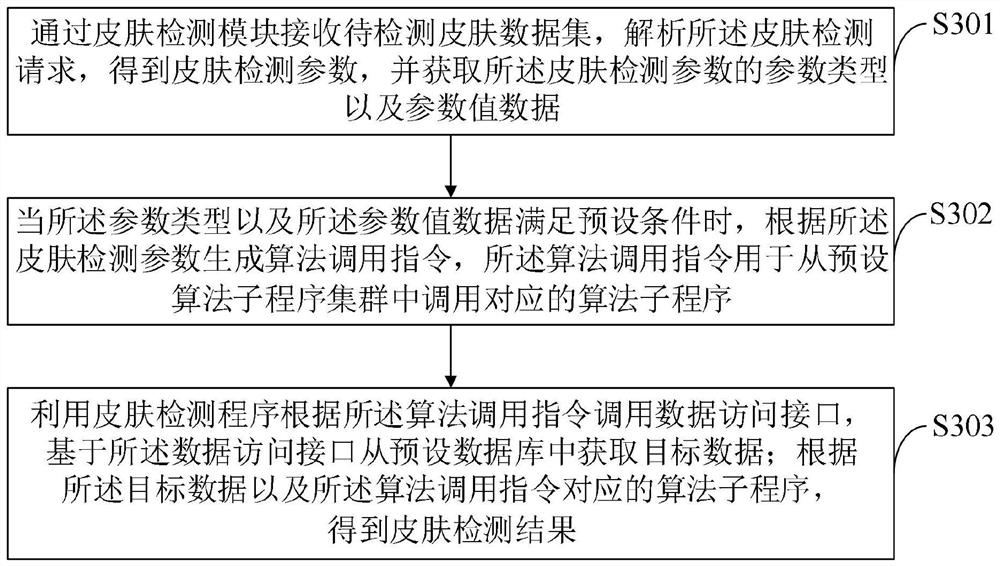 Skin detection system based on visual and tactile mixed perception and detection method thereof