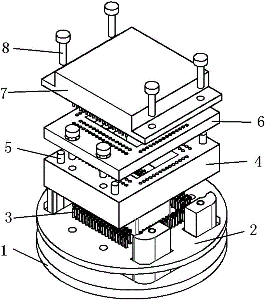 Elasticity testing socket for low-temperature application