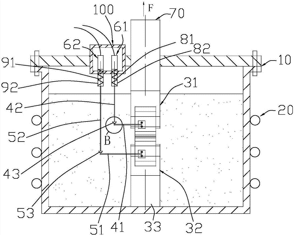 Crack opening displacement measuring device