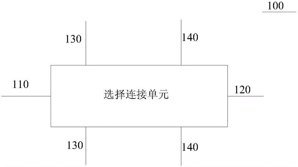 Selection connecting unit, shifting register and display panel