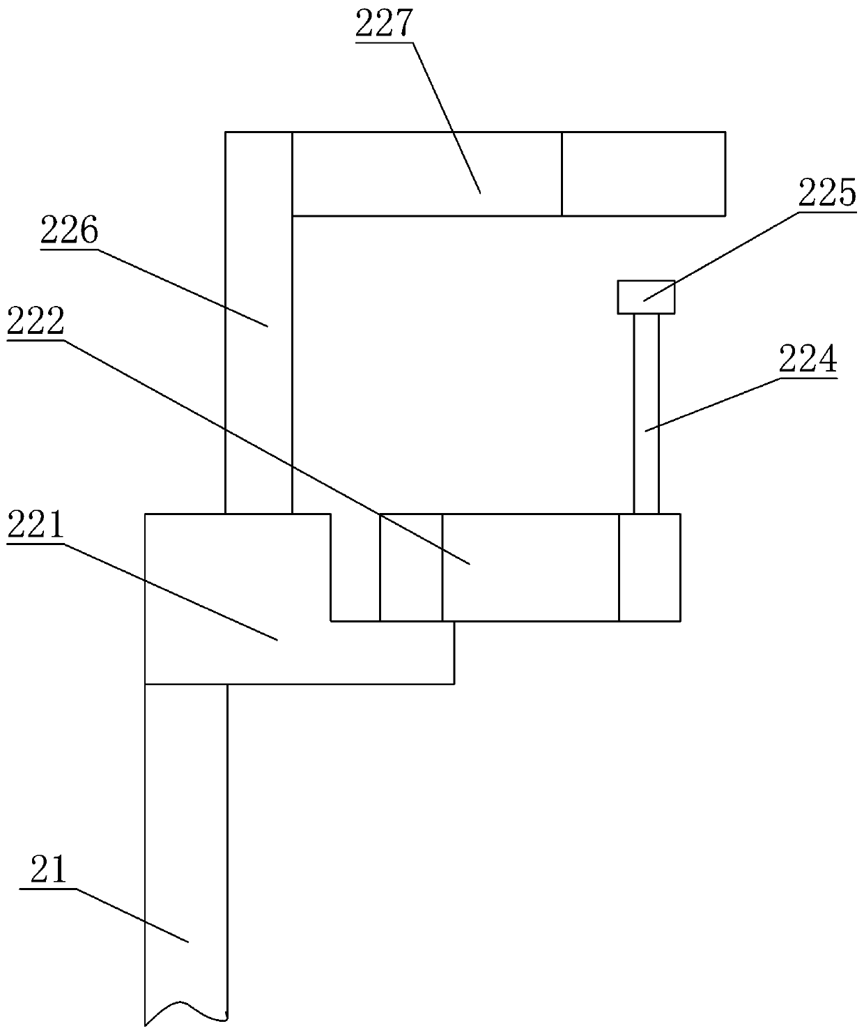 Delivery mechanism for radiopharmaceutical drug-drawing conveying device