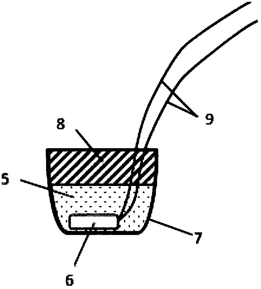 Rechargeable flexible ultrathin intelligent human body temperature paste and production method thereof