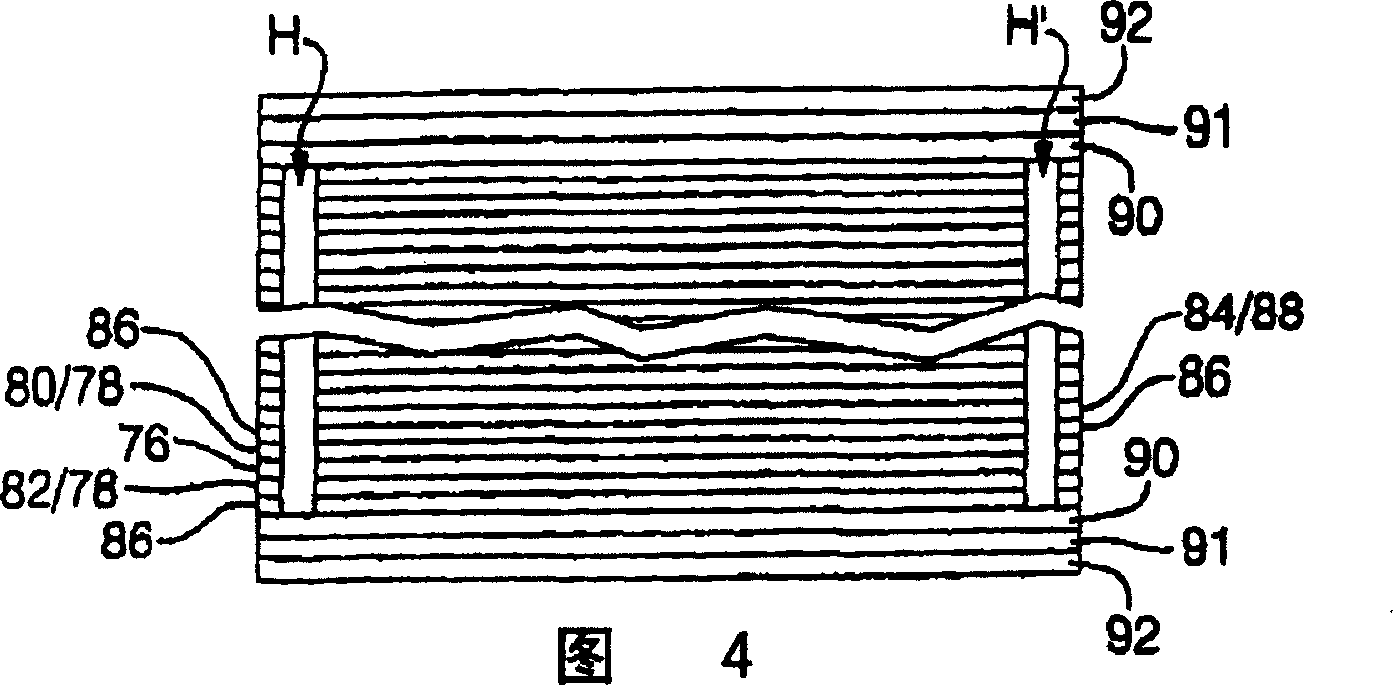 Fuel cell with variable porosity gas distribution layers