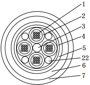 Anti-bird pecking cable and method for producing anti-bird pecking cable