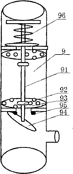 Water pressure emptier of solar water heater