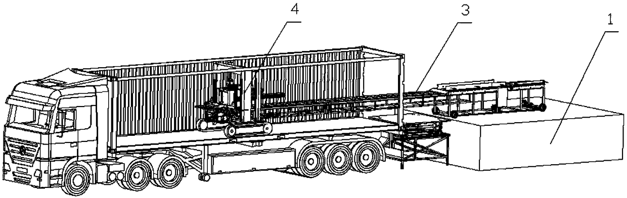 Conveyor belt box stacking device and stacking method