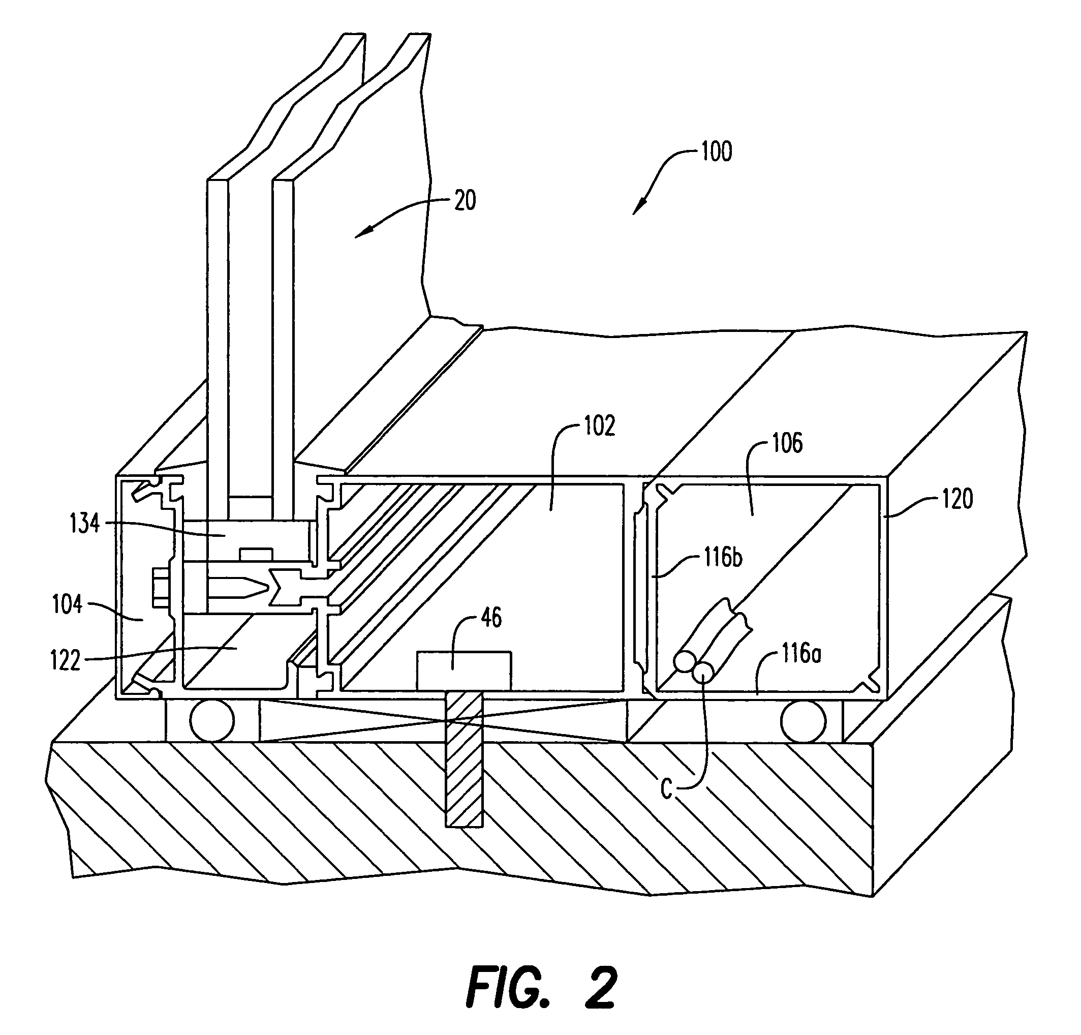 Integrated curtain wall and wireway distribution system