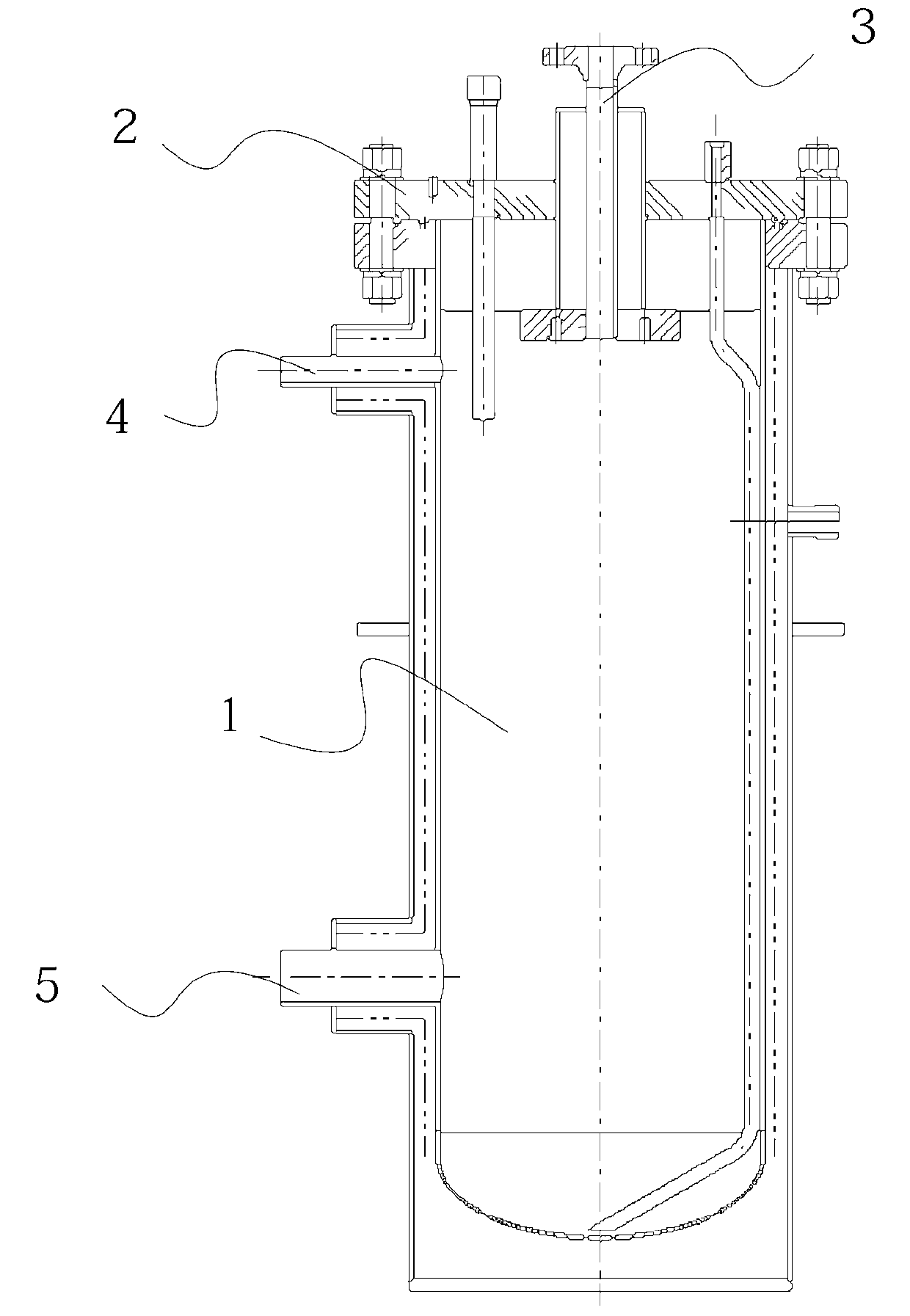 Low-temperature pump tank for LNG (liquefied natural gas) vehicle fueling station