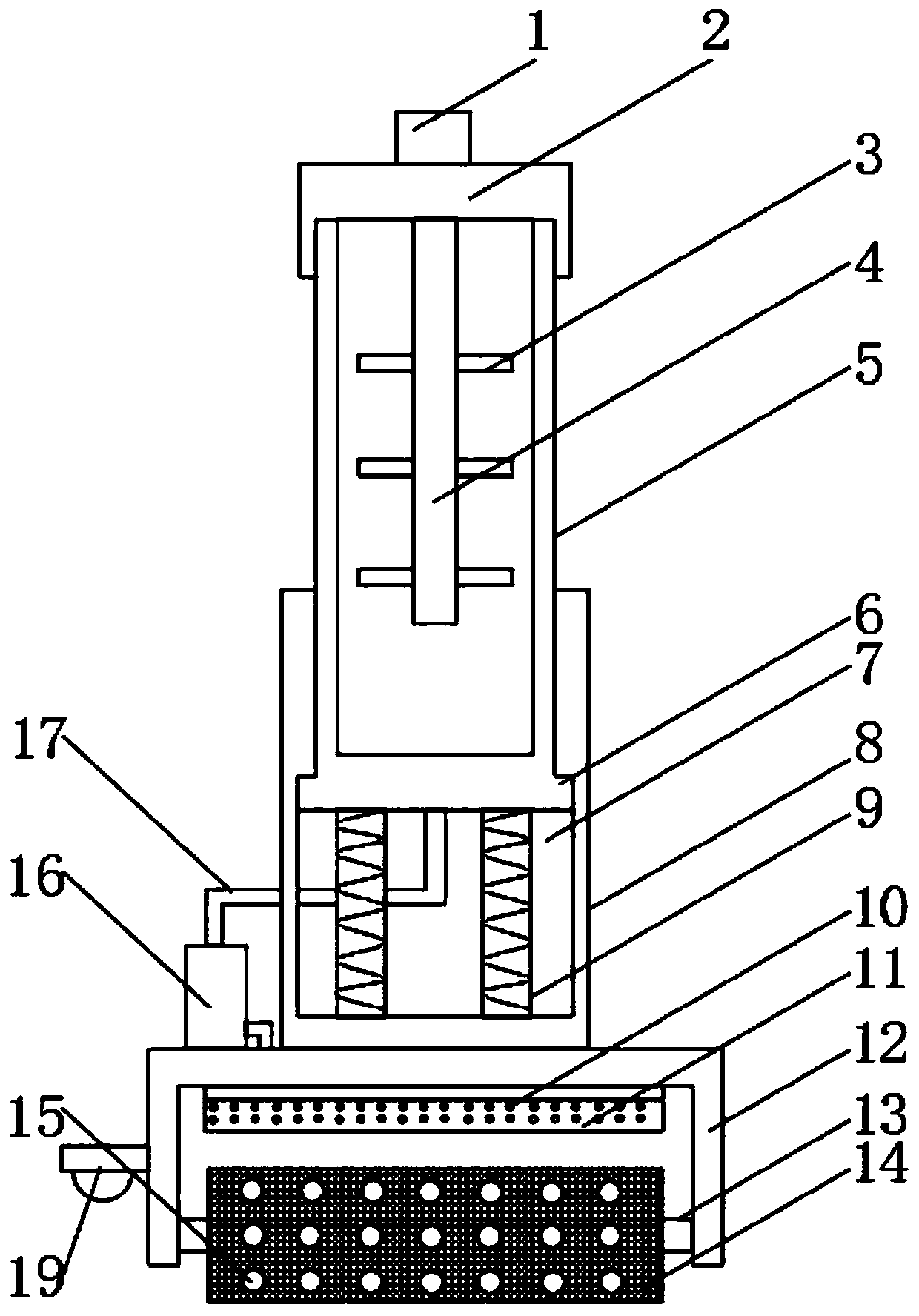 Medicine applying device capable of quickly cleaning wounds