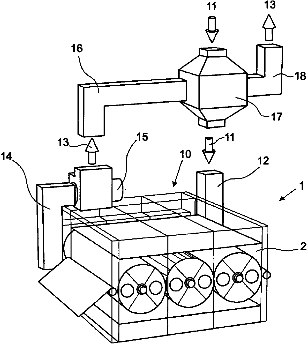 Dryer for a textile product web