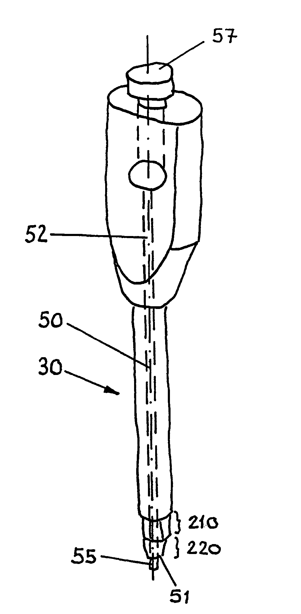 Plug-type connection for releasably connecting two bodies