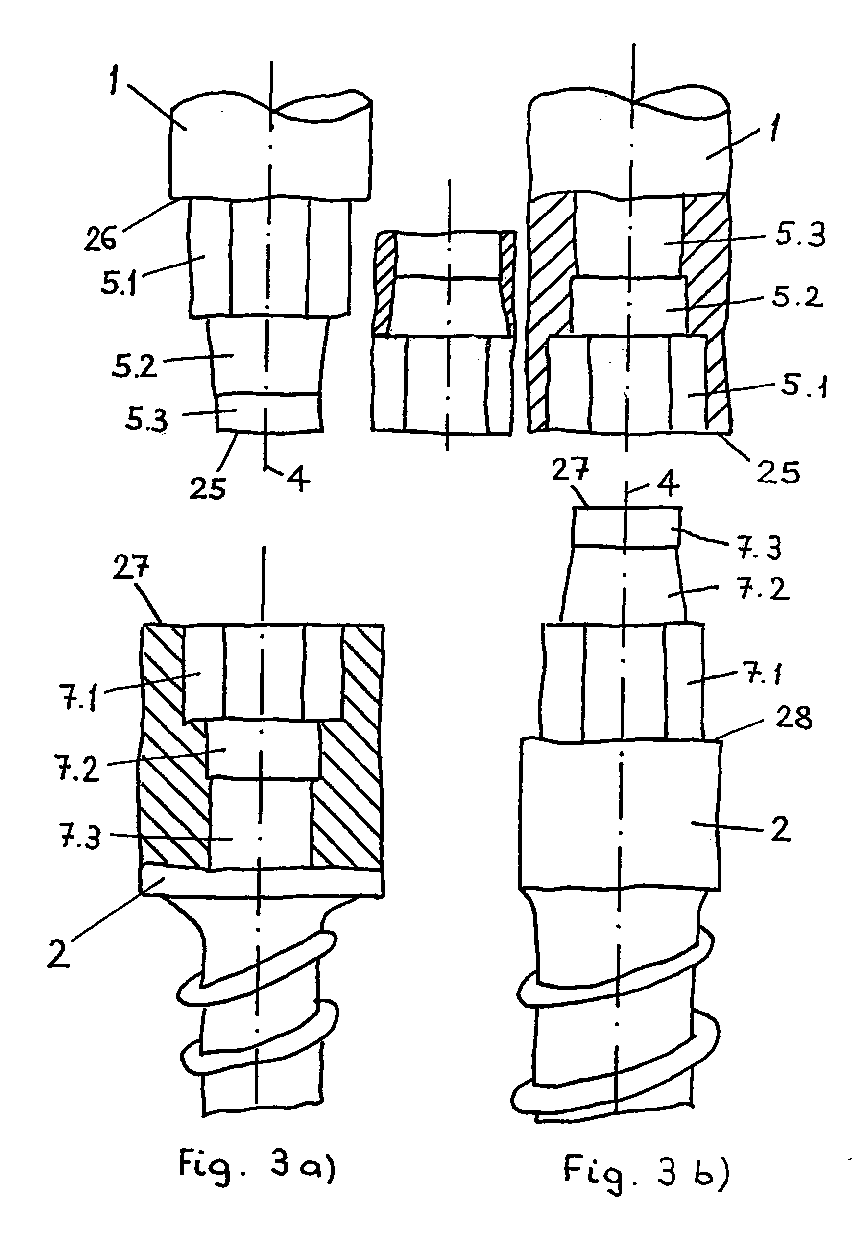 Plug-type connection for releasably connecting two bodies