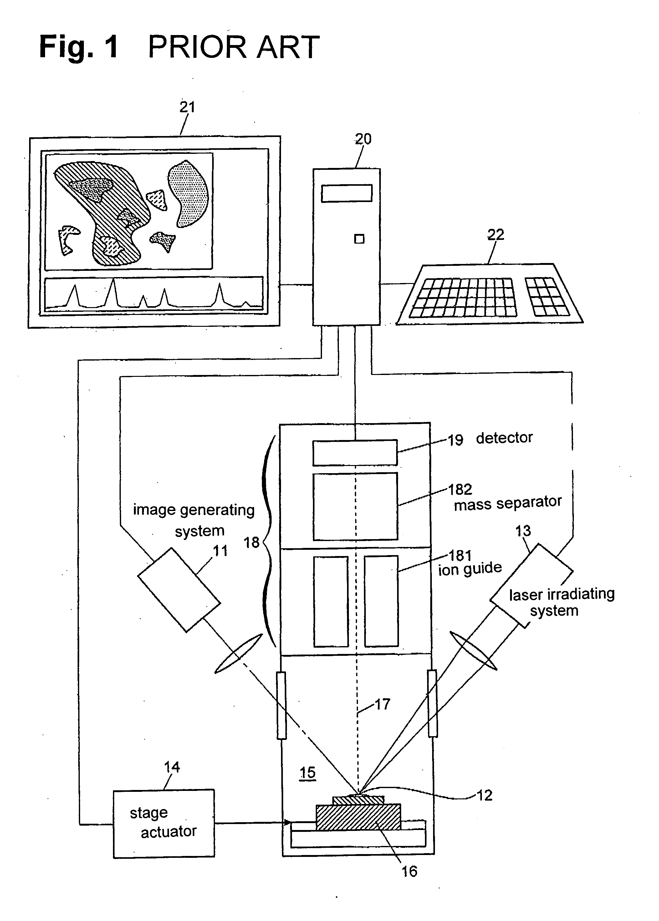 Imaging mass spectrometer