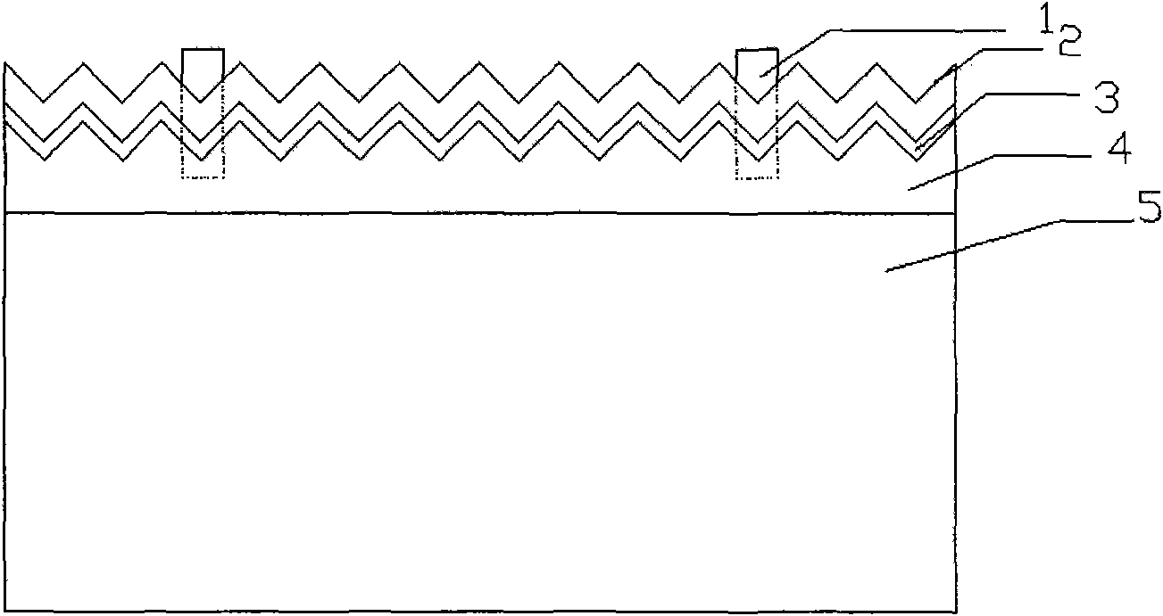 Preparation method of double-layer antireflection coating of crystalline silicon solar battery