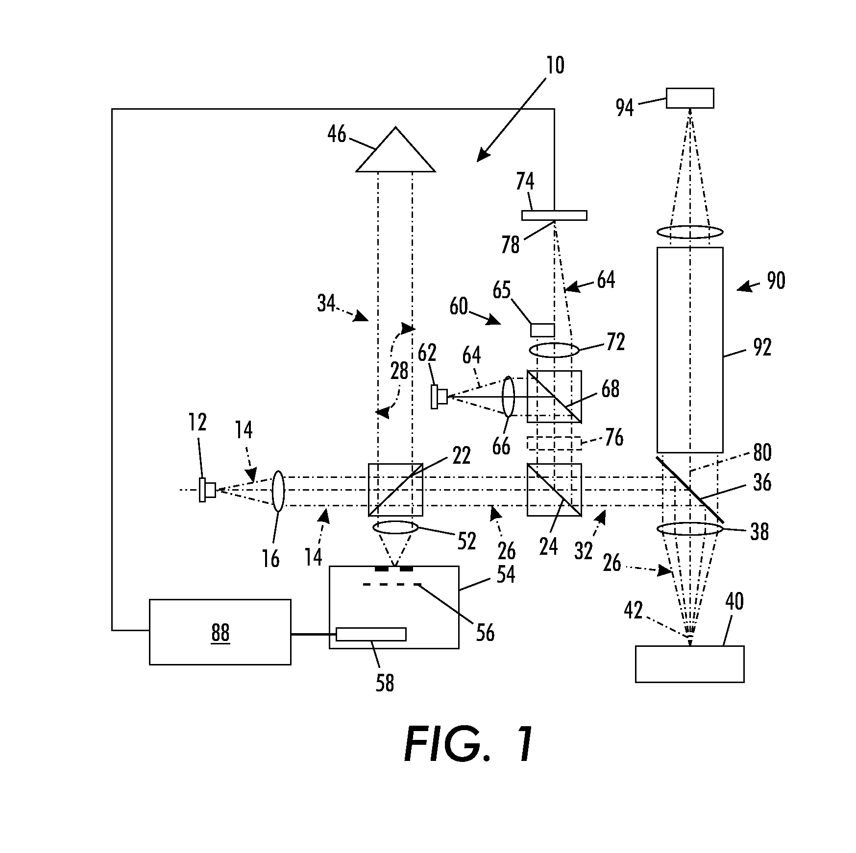 Partial coherence interferometer with measurement ambiguity resolution