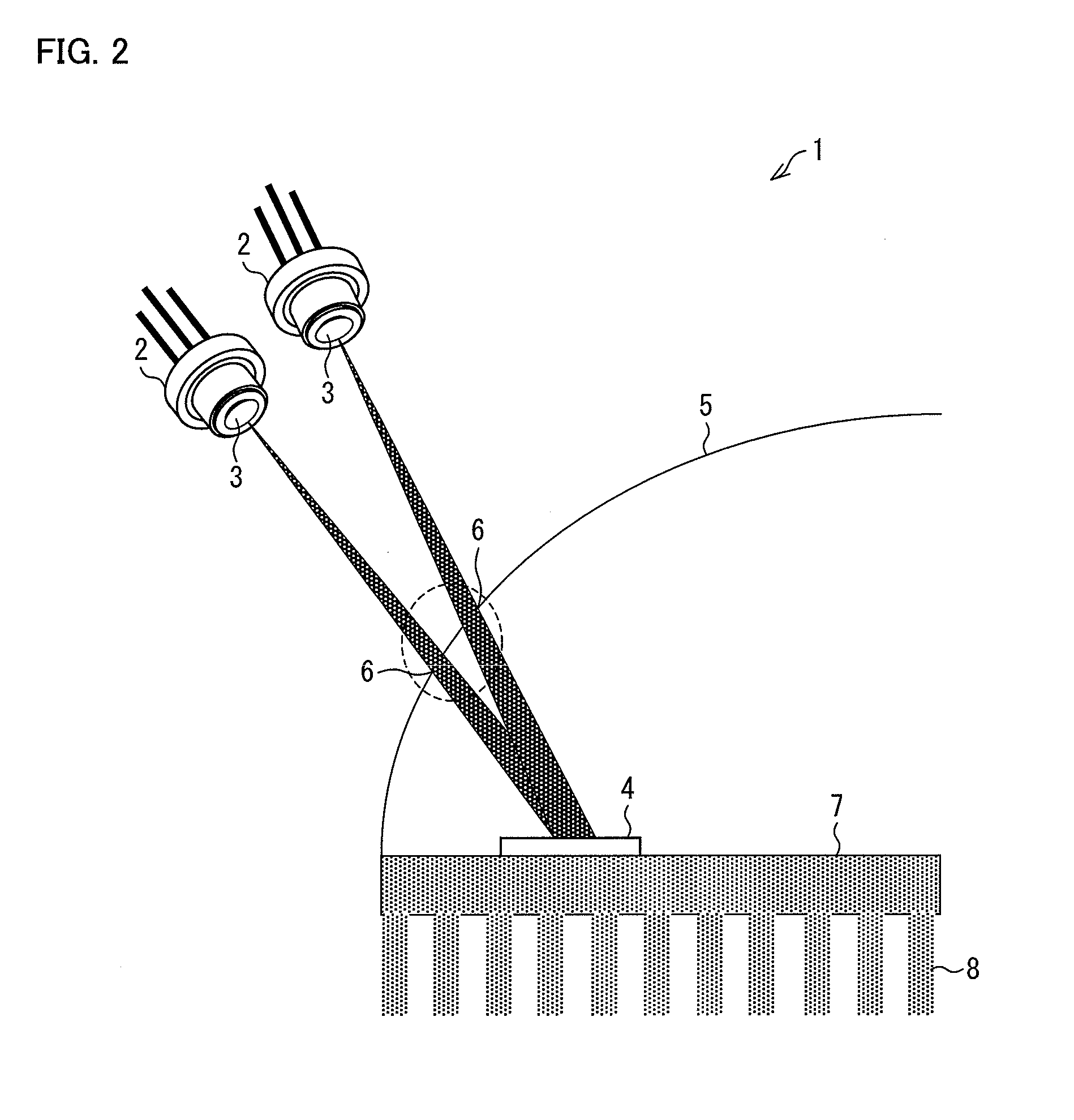 Light emitting element, light emitting device, vehicular headlamp, illumination device, and method for producing the light emitting element