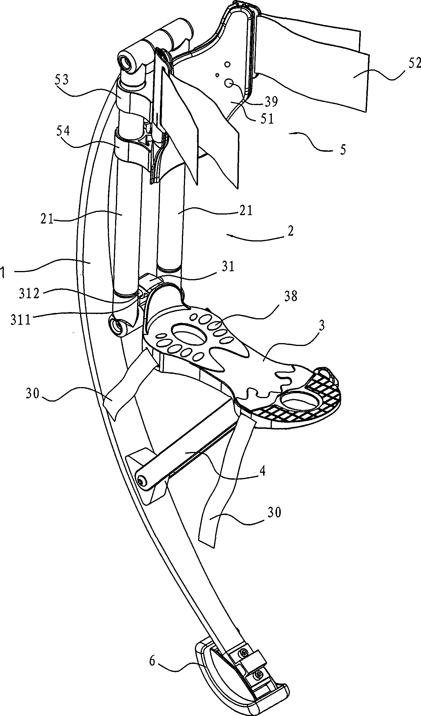 Improved structure of shoes for jumping