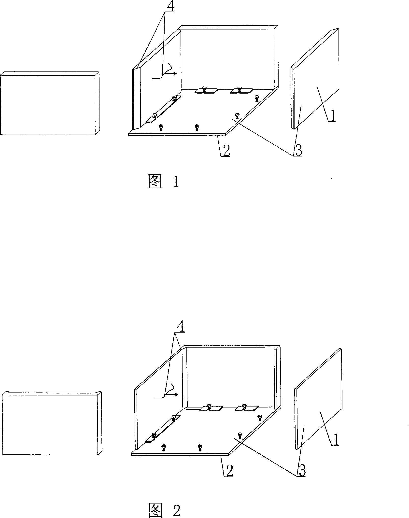 A formwork component shaping mould