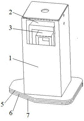 Complete set of bases for sensor poles