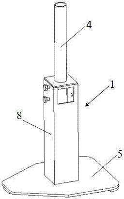 Complete set of bases for sensor poles