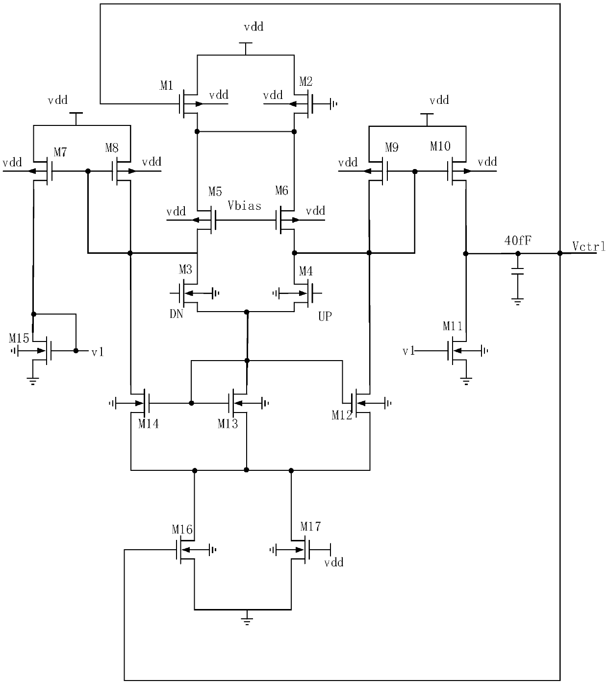 Single-ended negative feedback charge pump for delay-locked loop