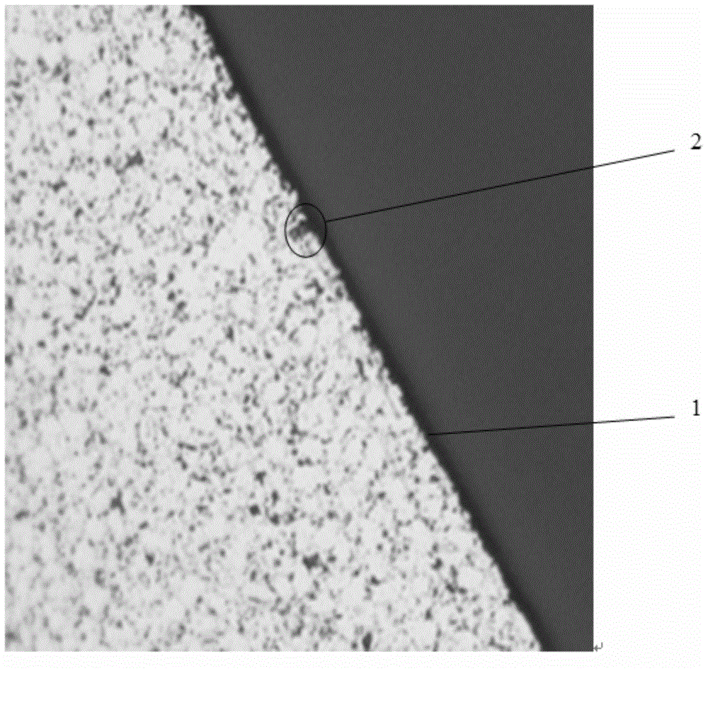 PCD tool cutting edge processing method