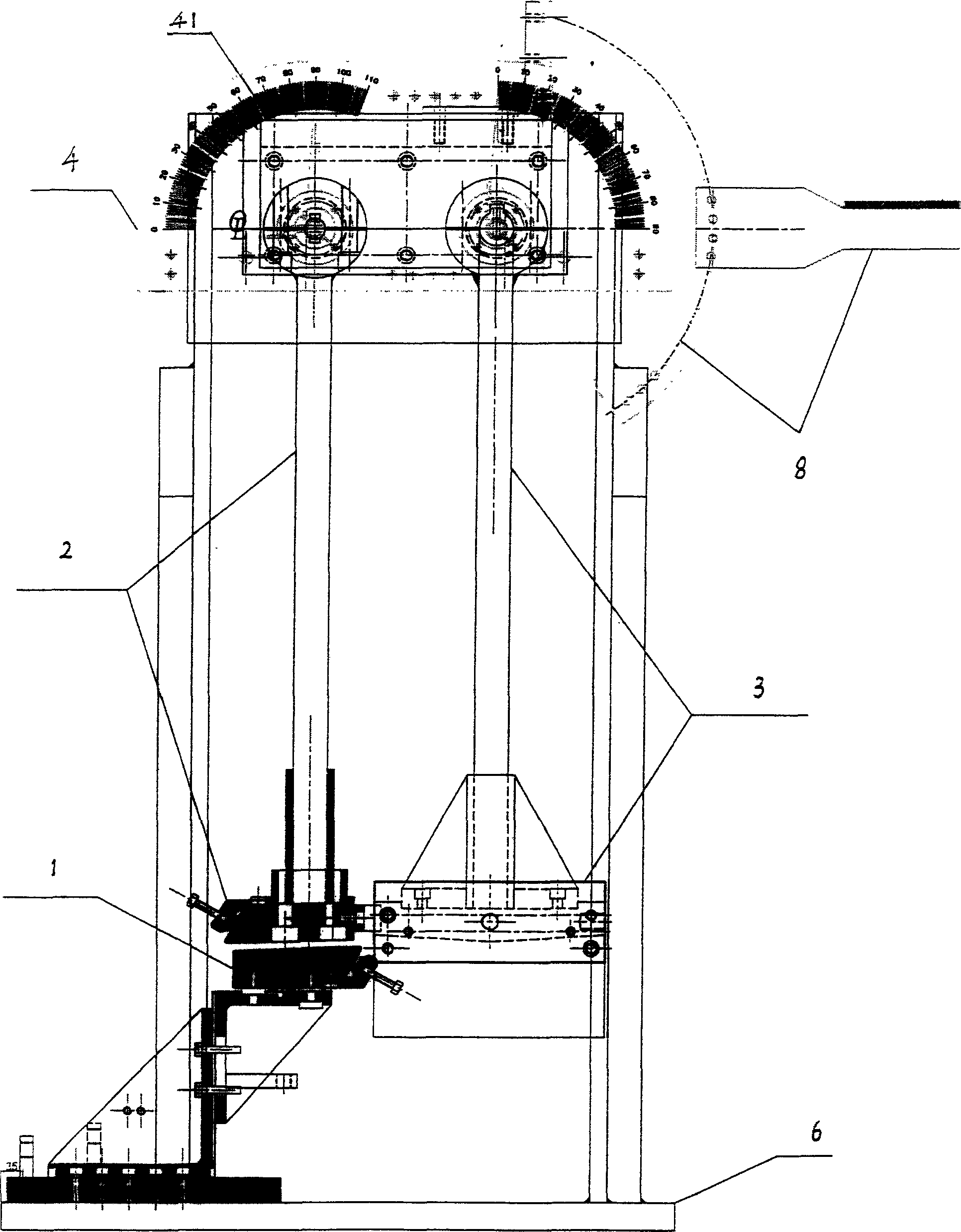 Impacting tester with double pendulum and testing method thereof