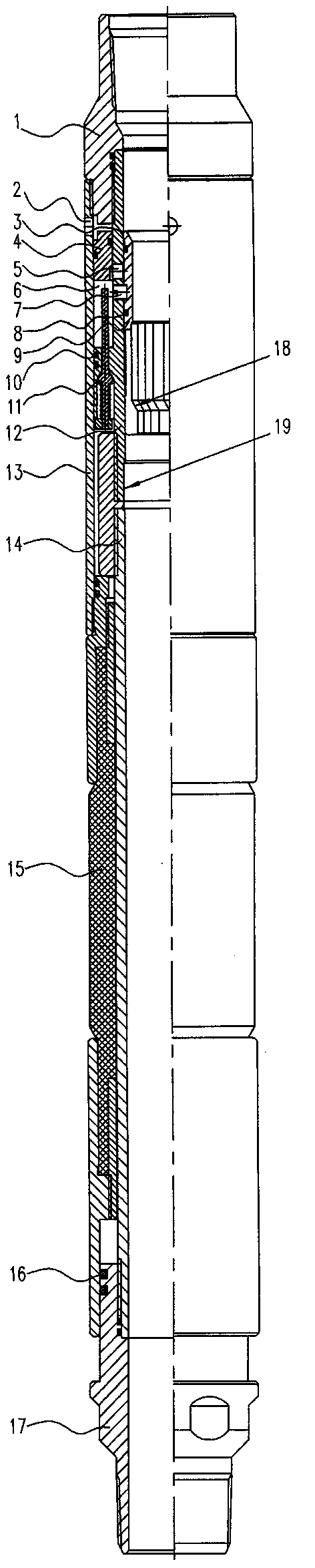 Expandable fracture packer for preventing midway setting